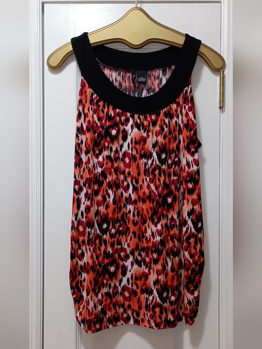 New Directions Sleeveless Y2K Colorful Tunic PXL